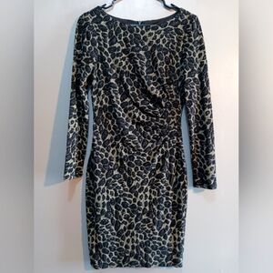 Vince Camuto long sleeve glittered dress size 6
